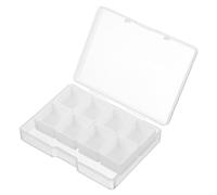 Hemobllo Caja de Almacenamiento para Pigmentos de Acuarela en Plástico Compartimentos para Mezclar Colores, Fácil de Usar para Artistas y Pintura Creativa