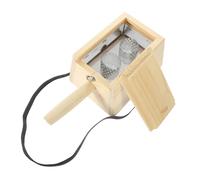 Hemobllo Caja de Madera y Diseño Anti Quemaduras para Moxibustión para Soporte para Varillas sin Rebabas Adecuado para Masaje Terapéutico en Espalda y Cuello