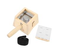 Hemobllo Caja de Moxibustión de Madera Herramienta de Terapia de Moxa Recipiente para Quemador de Moxa para Masaje Corporal y Cuidado Salud Casa