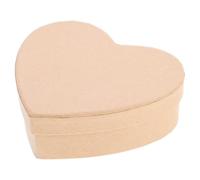 Hemobllo Caja de Regalo con Forma de Corazón Caja de Almacenamiento para Joyas y Dulces DIY para Manualidades y Fiestas para Parejas y Detalles Originales