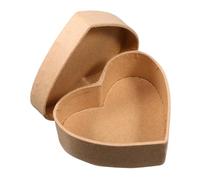 Hemobllo Cajas de Embalaje Pequeñas de Papel Kraft Forma de Corazón para Porta Dulces de San Valentín Cajas para Pasteles y Regalos de Boda