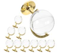 Hemobllo Cajas para Almacenar Regalos y Dulces en Juegos de 10 Piezas, Diseño Elegante de Globo Terráqueo Dorado para Fiestas, Bodas y Recepciones
