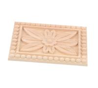 Hemobllo Calcomanía de estigma Europeo decoración de la Puerta de la Cama Madera Decorativa Suministros para Muebles Artículos para el hogar decoración Tallada de Madera Beige