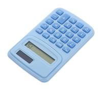 Hemobllo Calculadora Operaciones Aritméticas Básicas de Plástico y Silicona Pequeña Calculadora de Bolsillo Portátil para Oficina y Escuela, Estudiantes y Adultos