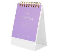 Hemobllo Calendario de Escritorio Pequeño con Soporte Estable Calendario Mensual Decorativo para Oficina Accesorio de Mesa Funcional y Moderno
