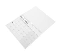 Hemobllo Calendario de Pared Mensual Meses con Espiral Doble Planificador de Oficina con Feriados Internacionales Bloque de Notas y Gancho para Hogar Escuela y Familia