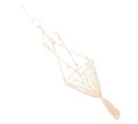 Hemobllo Cama Hamaca Tejida Mano para Gatos De Cuerda De Algodón Cesta Redonda Estilo Boho para Dormitorios Sala De Estar