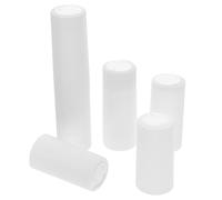 Hemobllo Cápsulas 100 Efecto Decorativo y Sello Hermético Diámetro 30mm y 60mm de Color Blanco Termorretráctiles para Botellas de Vino para Uso en Botellas de Vino