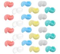 Hemobllo Cápsulas para Máquina Expendedora de Juguetes 15 Mm, Mini Cápsulas Redondas de Plástico Transparente, Surtido de Colores, Ideales para Coleccionistas, Fiestas y Manualidades, Pack 30 Unidades