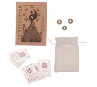 Hemobllo Cartas I Ching para Principiantes con Guía de Feng Shui y Amuletos Chinos Cartas de Hexagramas para Aprendizaje Accesible Interpretación Detallada y Práctica de Adivinación