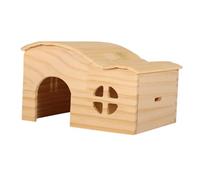 Hemobllo Casa de Juguete de Madera Prueba de Mordeduras para Hámster Escondite de Madera para Ratas para Hámster para Esconderse la Jaula y Crear un Ambiente Seguro para Hámsteres Ratas y C