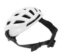 Hemobllo Casco para Perros y Gatos al Aire Libre Correa Ajustable, Material Abs y Algodón, Protección Fiable para Cachorros Pequeños, Medianos y Grandes en Paseos y Ciclismo
