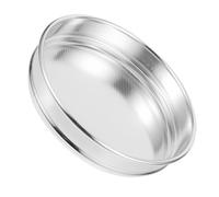 Hemobllo Cedazo Redondo de Aluminio para Arroz y Granos Pantalla de Malla de 2.5mm, Cedazo y Preciso para Cocina y Muestreo de Granos