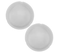 Hemobllo Ceniceros Modernos para Colillas A5 2 Piezas Blanco Resistentes a Caídas De Melamina para Cocina Mesa Sala De Estar Restaurante