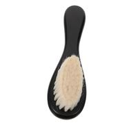 Hemobllo Cepillo Cuero Cabelludo Cepillo De Baño Para Bebés Pequeño Cerdas De Lana Suaves Mango De Madera De Haya Color Natural Masajeador Manual Para Ducha Infantil Ñiño