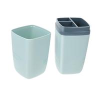 Hemobllo Cepillo de Dientes Portátil para Viaje Estuche de Almacenamiento para Cepillo de Dientes y Pasta de Vaso de Viaje para Lavado de Escova de Dentes