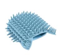 Hemobllo Cepillo De Silicona Para Masaje y Eliminación De Pelo Suelto, Tamaño S, Color Verde Claro, Para Esquinas y Paredes, Cuidado y Bienestar Para Gatos Domésticos