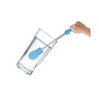 Hemobllo Cepillo Limpiador de Biberones de Mango para Botellas Tazas y Vasos de Azul para Limpieza de Tetinas y Residuos de Leche