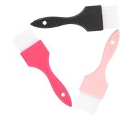 Hemobllo Cepillos para Tinte de Cabello Antideslizantes 3 Piezas Tamaño Mediano para Coloración y Capilar Profesional y Doméstico en Salón de Belleza Color Aleatorio