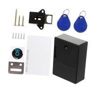 Hemobllo Cerradura Electrónica Rfid para Armarios Invisible sin Taladro Autolock Antipalanca Alimentación con Pilas Aa Sensor Inalámbrico para Puertas