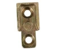 Hemobllo Cerradura Fácil Reemplazo Dispositivo de Bloqueo de Guillotina de Aleación de Zinc Dorado y Seguridad Mejorada Espaciamiento de Agujeros 20mm para Ventana Corrediza Ventana