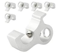 Hemobllo Cerraduras para Interruptores Automáticos Miniatura Dispositivo de Seguridad Metálico de 6 Piezas para Panel Eléctrico Pestillo de Bloqueo Resistente para Caja de Circuitos