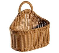 Hemobllo Cesta Colgante de Plástico para Almacenamiento Diseño Único y Delicada Artesanía Adecuado para Decoración de Paredes en Cafés y Salones
