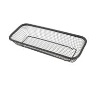 Hemobllo Cesta de Almacenamiento para Cubiertos de Acero Inoxidable Negro