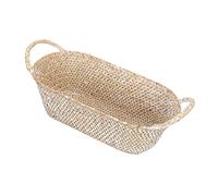 Hemobllo Cesta Decorativa de Almacenamiento Trenzada Organizador Multifuncional para Escritorio Cesto de Sundries para Decoración y Casa