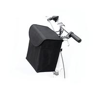 Hemobllo Cesta Plegable para Bicicleta con Resistente y Grande con Gancho para Colgar al Manillar y Duradera Color Negro