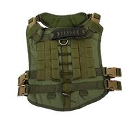 Hemobllo Chaleco De Pastor Alemán Táctico Arnés para Perros Grandes Nylon Oxford Resistente Tamaño m Uso Exterior y Trabajo Adecuado para Perros De Gran Tamaño