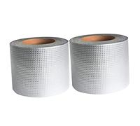 Hemobllo Cinta de Butilo Autoadhesiva 2 Piezas Ventanas y Tuberías 5Cm de Ancho X 5m de Largo para Superficies de Metal y Madera