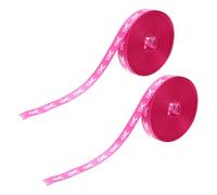 Hemobllo Cinta de Concienciación Cáncer de Mama 10Mm X 9m 2 Rollos de Cinta Decorativa para Manualidades Envoltura de Regalos y Eventos Solidarios Rosa