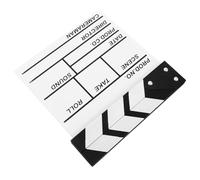 Hemobllo Claqueta de Madera de Color Claro para Cine y Fotografía, Tablero Grande para Escenas, Juguete Educativo Que Fomenta la Creatividad Juego Interactivo