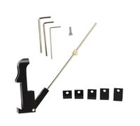 Hemobllo Clicker de Recurvo Metálico Ajustable Negro para Tiro Profesional Accesorio de Competencia para Arqueros Señal Acústica para Control de Postura y Movimiento