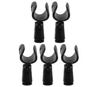 Hemobllo Clip de Micrófono Pinza para Micrófono Negra Soporte de Solapa para Estudios de Grabación