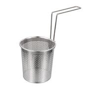 Hemobllo Colador Inoxidable para Pasta con Mango Desmontable Tamizadora de Cocina para Escurrir y Filtrar Verduras Fideos y Cesto de Drenaje de Agua para Uso Doméstico