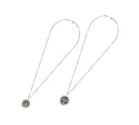 Hemobllo Colgante De Aroma Acero Inoxidable Difusor Para Aceites Esenciales, Collar Portátil De Aromaterapia Delicado Para Mujer, Uso Diario y Ocasiones Obsequios, 2 Piezas Árbol Vida