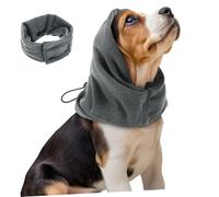 Hemobllo Collar de Perro cálido Sombrero de Invierno para Perros Gorros para Perros pequeños Mascota Manguito Sombrero de Perro Sombreros para Perros Cubre Orejas poliéster Gris Oscuro