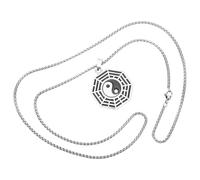 Hemobllo Collar de Yin Yang Tai Chi Collar para Mujeres y Hombres para Regalos de Ying Yang