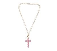 Hemobllo Collar para Collar Jesús con Colgante de Rhinestone Joyería Hip Hop