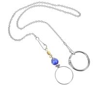 Hemobllo Collar para Pájaros Cadena de Acero Inoxidable, Aro de Entrenamiento para Loros y Periquitos, Accesorio Resistente para Vuelo y Paseo de Aves, Tamaño 30 Cm, Diseño Color Aleatorio
