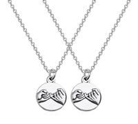 Hemobllo Collares de Amistad Diseño, Aleación Elegante y Cómodo, Pack de 2 Piezas para Mejores Amigas, Obsequio Adecuado para Aniversario o Amistad