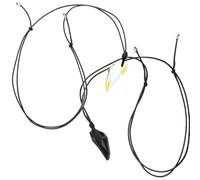 Hemobllo Collares Él Ella Colgante de Cristal Ajustable, Diseño en Negro y Iridiscente, Joyas a Juego para Novia, Obsequio San Valentín y Aniversario