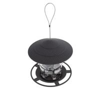 Hemobllo Comedero para Pájaros De Jardín De Plástico con Techo para Comedero para Pájaros De Patio para Exteriores para Alimentación De Aves