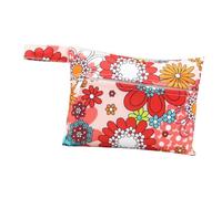 Hemobllo Compresas Menstruales Lavables De Fibra De Bambú Súper Absorbentes 6 Piezas (35-39 Cm) Bolsa De Almacenamiento Reutilizables Para Período Menstrual Nocturno y Posparto Para Mujer