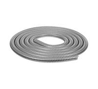Hemobllo Conducto Flexible de Acero Inoxidable 304 Plata para Protección Ambiental y Gestión de Cables en Proyectos Comerciales y Cableado de Iluminación Exterior