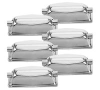 Hemobllo Conector Doble Extremo para Batería Piezas de Repuesto Metálicas Electrochapadas Juego de 6 Orejetas para Caja Tensor de Caja Compatible para Todos los Niveles Soporte de