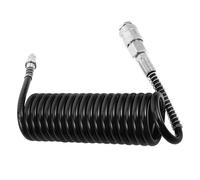Hemobllo Conector Rápido Neumático 7 M PU Resorte Acople Macho y Hembra Autobloqueo sin Fugas para Manguera de Aire Espiral Industrial Kit de Accesorios Reparación Compresor Aire