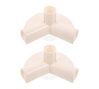 Hemobllo Conectores para Corral Infantil 2 Piezas con Ventosa Triple Unión de 22 MM Diámetro Interior y Ángulo de 120° Accesorios de Repuesto para Juntas de Corral Seguros y Estables